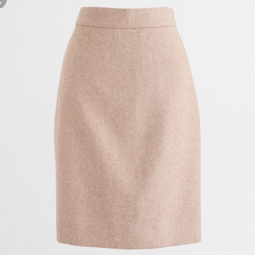 J Crew The Pencil Skirt - Oatmeal - Barely Worn 00